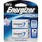Energizer Energizer Ultimate Lithium 9V Batteries, 2 Pack - For Multipurpose - 9V - 9 V DC - 2-/ Pack L522BP2 - alternate 1